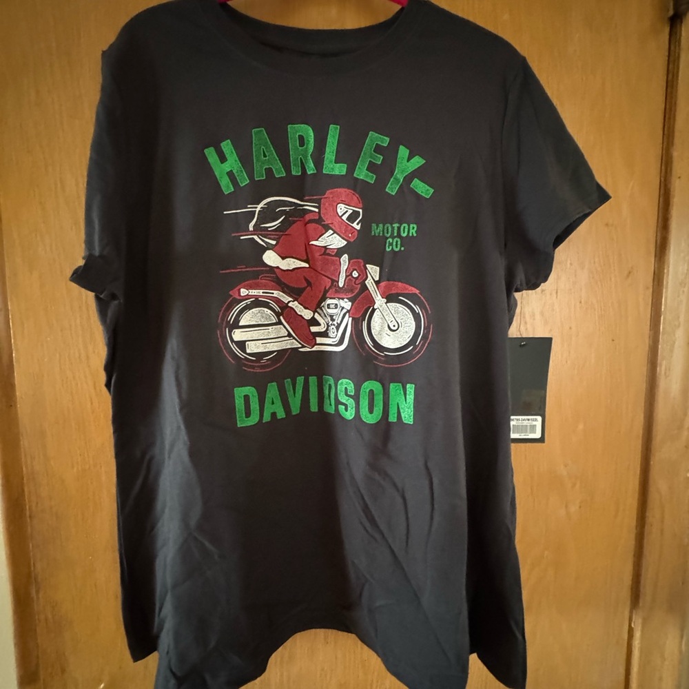 Harley-Davidson Black and Red T-Shirt